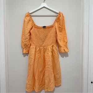 ASOS Square Neck Smocked Mini Dress